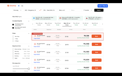 Boeing Flight Detector  from Chrome web store to be run with OffiDocs Chromium online