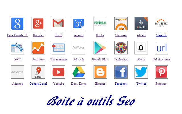 Boite a outils SEO  from Chrome web store to be run with OffiDocs Chromium online