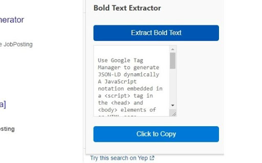 Bold Text Extractor  from Chrome web store to be run with OffiDocs Chromium online Bold Text Extractor  from Chrome web store to be run with OffiDocs Chromium online