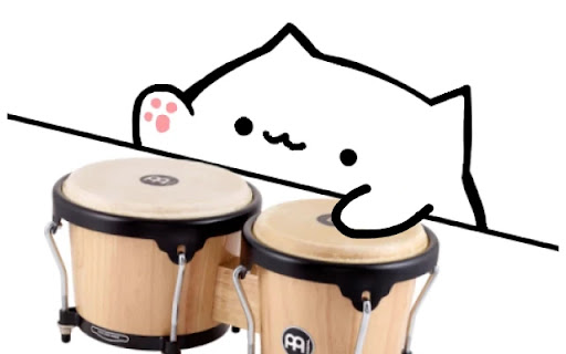 bongo cat  from Chrome web store to be run with OffiDocs Chromium online