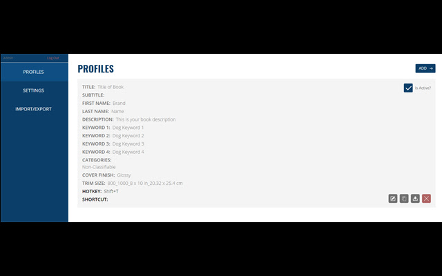 Book Bolt Lister  from Chrome web store to be run with OffiDocs Chromium online