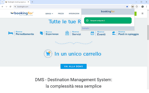 BookingFor Gestione  from Chrome web store to be run with OffiDocs Chromium online