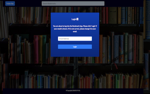 Bookmark Extension  from Chrome web store to be run with OffiDocs Chromium online