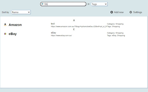 Bookmark Finder  from Chrome web store to be run with OffiDocs Chromium online
