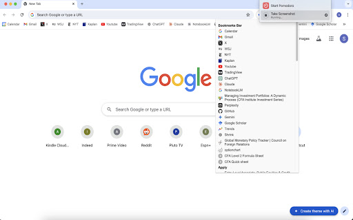 Bookmark Folder  from Chrome web store to be run with OffiDocs Chromium online