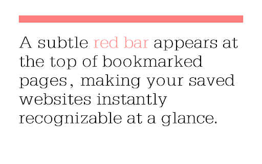 Bookmark Line Indicator  from Chrome web store to be run with OffiDocs Chromium online