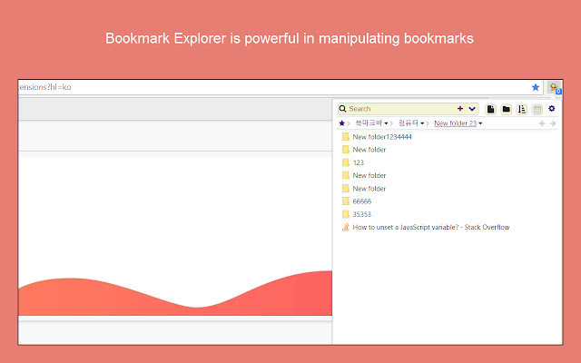 Bookmark Manager Plus da Chrome Web Store para ser executado com o OffiDocs Chromium online