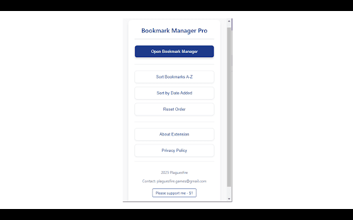 Bookmark Manager Pro  from Chrome web store to be run with OffiDocs Chromium online