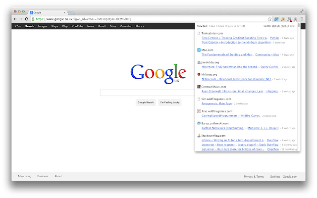 Bookmark Oragniser  from Chrome web store to be run with OffiDocs Chromium online