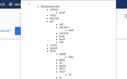 Bookmark Randomizer  from Chrome web store to be run with OffiDocs Chromium online