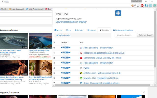 Bookmarks Manager Evolution  from Chrome web store to be run with OffiDocs Chromium online