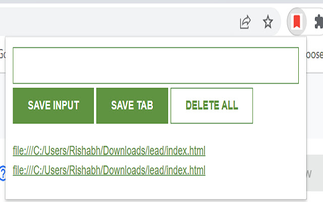 Bookmark Tracker  from Chrome web store to be run with OffiDocs Chromium online