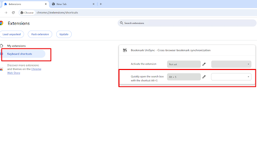 Bookmark UniSync Cross Platform Browser Bookmark Sync  from Chrome web store to be run with OffiDocs Chromium online