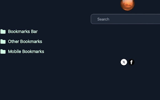 BookmarS  from Chrome web store to be run with OffiDocs Chromium online