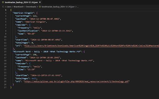 Book Progress Tracker  from Chrome web store to be run with OffiDocs Chromium online