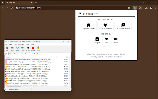 booksave  from Chrome web store to be run with OffiDocs Chromium online