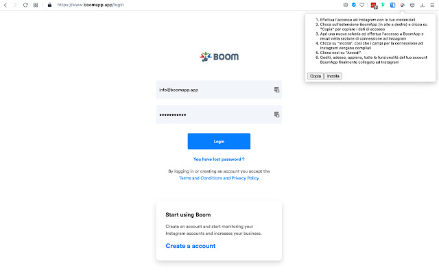 BoomApp  from Chrome web store to be run with OffiDocs Chromium online