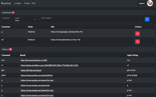 BoostLoL Commander  from Chrome web store to be run with OffiDocs Chromium online