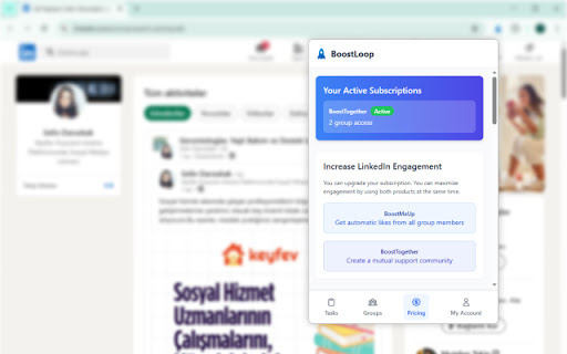 BoostLoop  from Chrome web store to be run with OffiDocs Chromium online