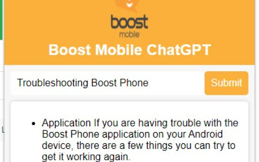 Boost Mobile ExtensionGPT  from Chrome web store to be run with OffiDocs Chromium online
