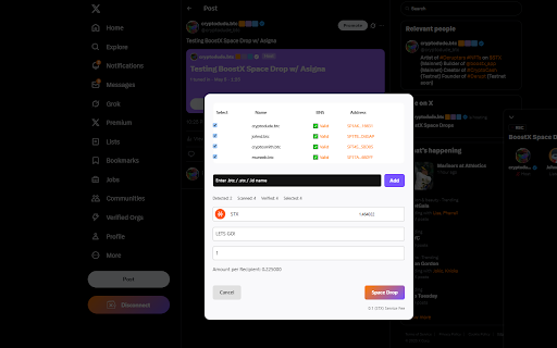 BoostX  from Chrome web store to be run with OffiDocs Chromium online