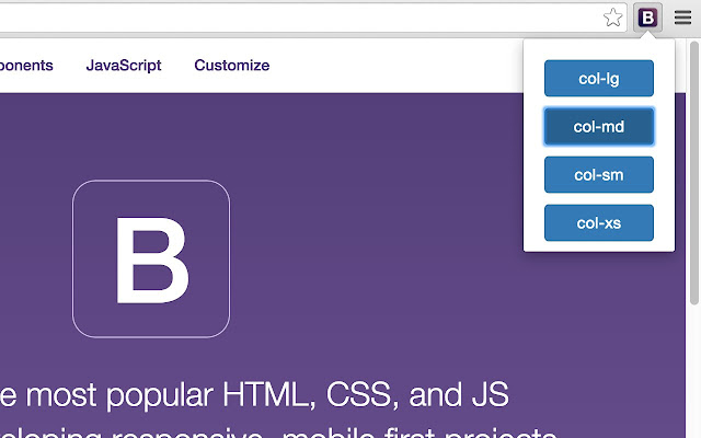 Bootstrap 3 Resize Tool  from Chrome web store to be run with OffiDocs Chromium online