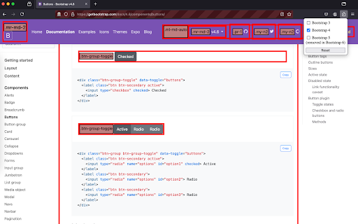 Bootstrap Deprecated Classes Extension  from Chrome web store to be run with OffiDocs Chromium online