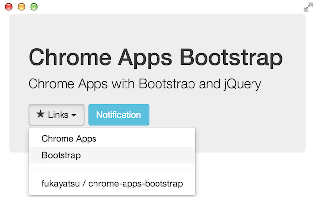 Bootstrap Sample  from Chrome web store to be run with OffiDocs Chromium online