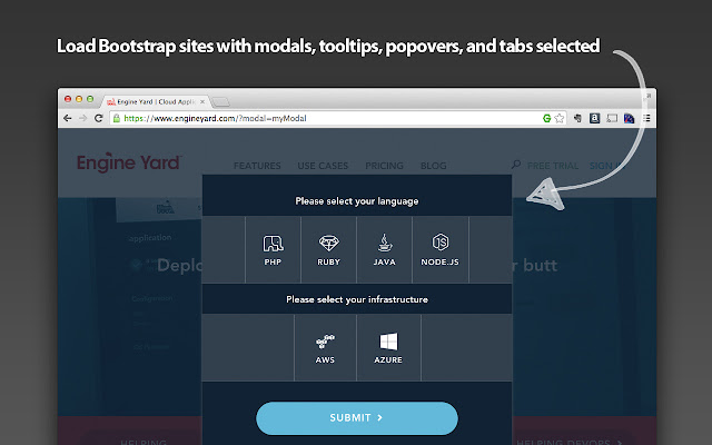 Bootstrings  from Chrome web store to be run with OffiDocs Chromium online