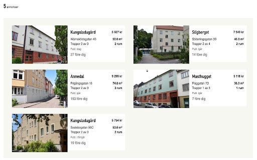 Boplats+  from Chrome web store to be run with OffiDocs Chromium online