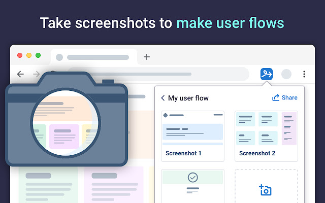 Bord Screenshot User Flows  from Chrome web store to be run with OffiDocs Chromium online