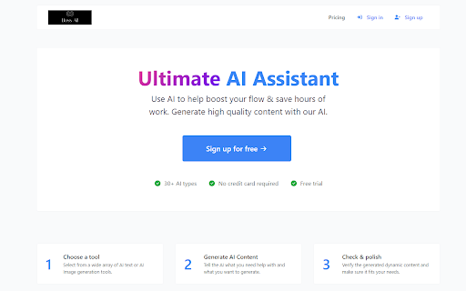 Boss Hub | AI  from Chrome web store to be run with OffiDocs Chromium online