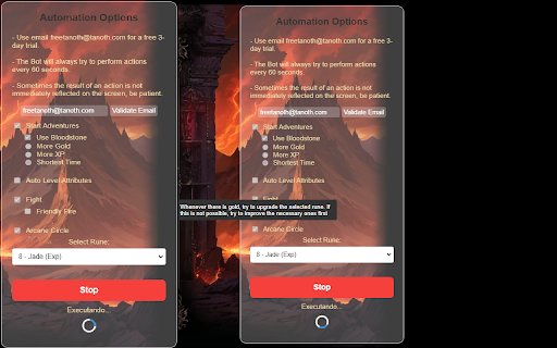 Bot Tanoth Master 2.0  from Chrome web store to be run with OffiDocs Chromium online