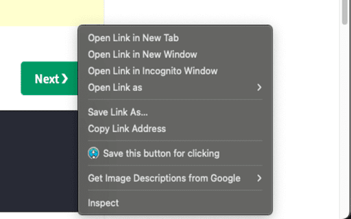 Bottom Button Clicker  from Chrome web store to be run with OffiDocs Chromium online