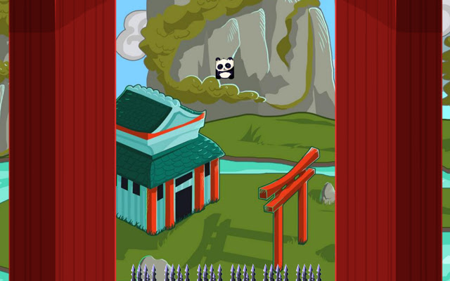 Bounce Bounce Panda Game  from Chrome web store to be run with OffiDocs Chromium online