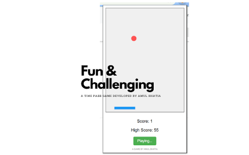 Bounce Challenge  from Chrome web store to be run with OffiDocs Chromium online