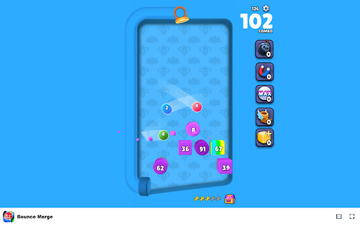 Bounce Merge Game Combine numbers for endless fun!  from Chrome web store to be run with OffiDocs Chromium online