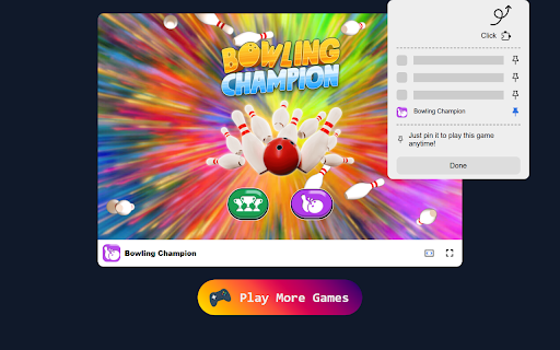 Bowling Champion Game Become the Ultimate Bowling Champion!  from Chrome web store to be run with OffiDocs Chromium online