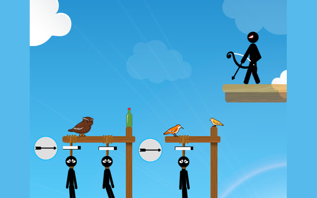 Bow Master Stickman Hero Game  from Chrome web store to be run with OffiDocs Chromium online