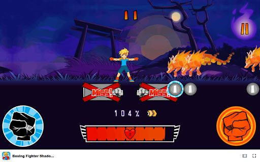 Boxing Fighter Shadow Battle Intense boxing action anywhere!  from Chrome web store to be run with OffiDocs Chromium online