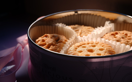 Box of delicious cookies  from Chrome web store to be run with OffiDocs Chromium online