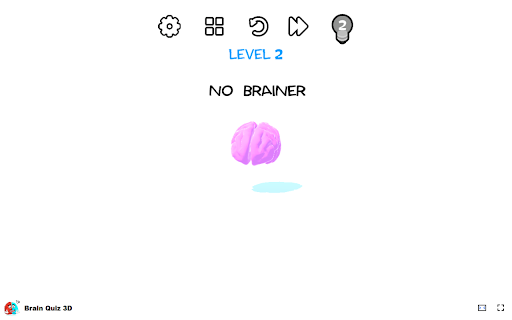 Brain Quiz 3D Game Test your logic with entertaining puzzles!  from Chrome web store to be run with OffiDocs Chromium online