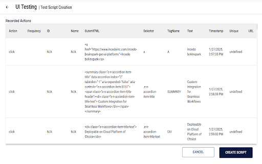 brAInspark UI Tracker  from Chrome web store to be run with OffiDocs Chromium online