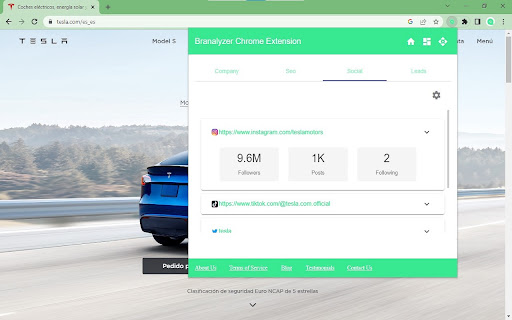 Branalyzer Brands Instant Analyzer  from Chrome web store to be run with OffiDocs Chromium online