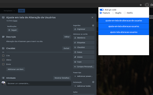 Branch Name Generator for JIRA  from Chrome web store to be run with OffiDocs Chromium online