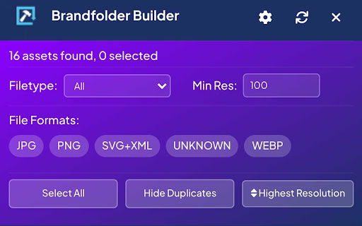 Brandfolder Builder  from Chrome web store to be run with OffiDocs Chromium online