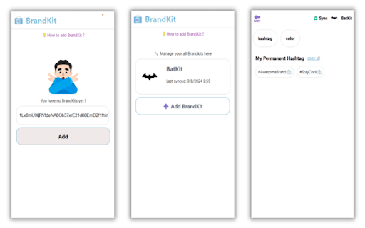 Brand Kit  from Chrome web store to be run with OffiDocs Chromium online