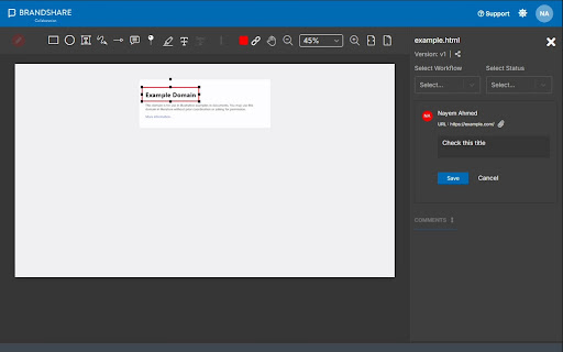 Brandshare Collaboration  from Chrome web store to be run with OffiDocs Chromium online