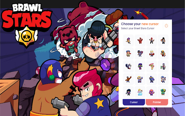 Brawl Stars Cursor  from Chrome web store to be run with OffiDocs Chromium online
