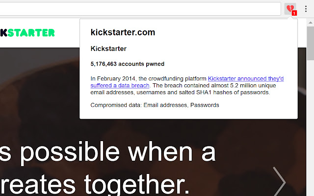 Breached  from Chrome web store to be run with OffiDocs Chromium online